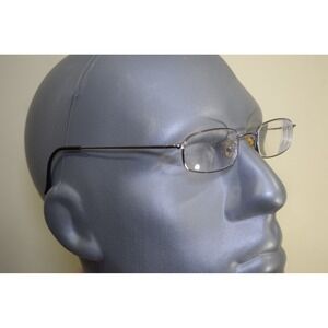 Essentials SHINY GUNMETAL Eyeglasses Frames EN 7658 Silver Full Rim 47 19 140